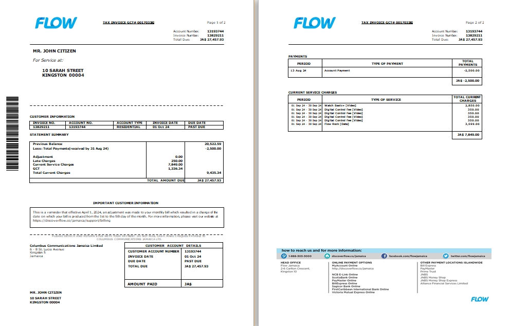  Minol USA business utility bill 
